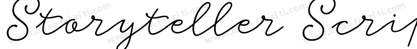 Storyteller Script Bold字体转换